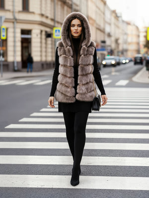 Gilet di Pelliccia Lady