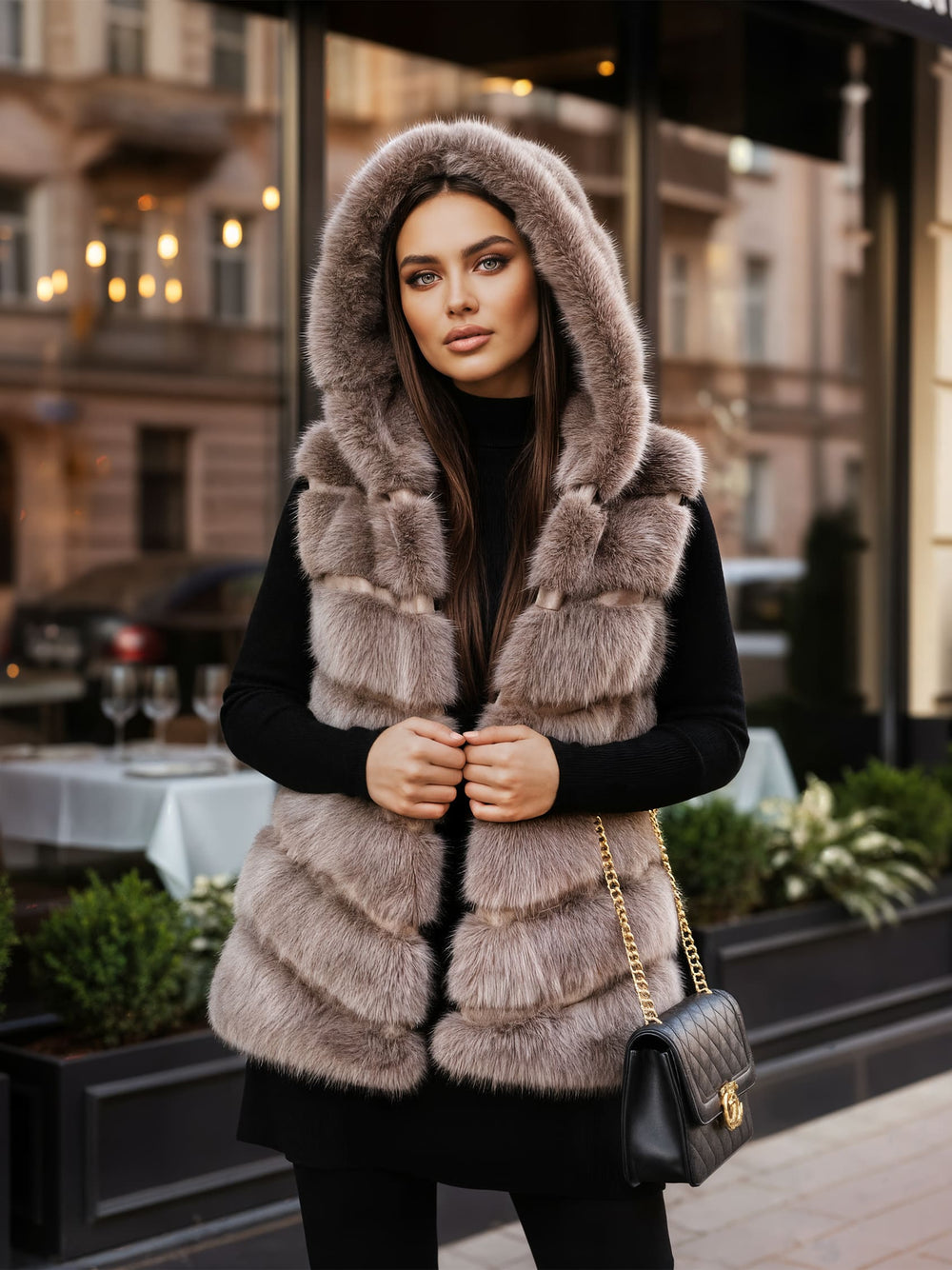 Gilet di Pelliccia Lady